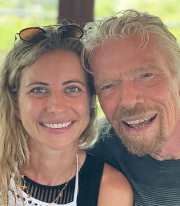 Holly Branson with her father, Richard Branson